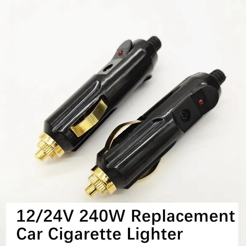 Motorcycle accessories New 12/24V 240W 20A 12V 24V Replacement Car Cigarette Lighter Power Plug DC Adapter Charger