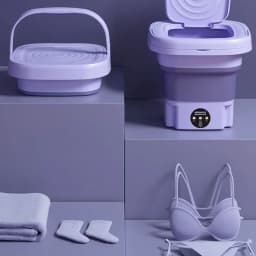 8L Portable Washing Machine Socks Underwear Panties Retractable Home Foldable Mini Washing Machine 3 Models With Spinning Dry