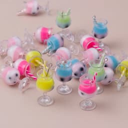 10pcs 26x13mm Cartoon 3D Resin Ice Cream Charms for DIY Making Pendants Necklaces Cute Earrings Handmade Bracelets