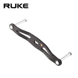 Ruke Fishing Reel Handle Carbon Fiber Fishing Rocker Whole Length 105-120mm Hole Size 8*5/7*4mm Thickness 3mm Reel Accessory