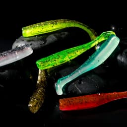 JOHNCOO 6pcs TPR Soft Bait Paddle Tail Swimbait 70mm 2.3g Jigging Lure Artificial Baits Wobblers Pike Bass Fishing Lure