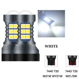 2pcs T20 LED 7440 7443 Led WY21W W21W Led Bulbs Car Signal Lamp T20 3030SMD Backup Reversing Light Super Bright
