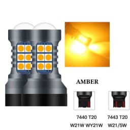 2pcs T20 LED 7440 7443 Led WY21W W21W Led Bulbs Car Signal Lamp T20 3030SMD Backup Reversing Light Super Bright