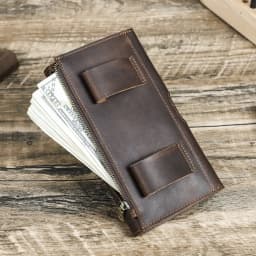 Cow Leather Men Phone Belt Clip Pouch for Apple iPhone 17 16 15 14 Pro Max Case Samsung Galaxy Cellphone 4.7-6.9 inch Waist Bag