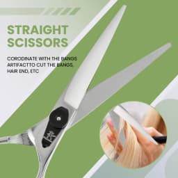 Fnlune 6.0 Professional Hairdressing Scissors Salon Barber Accessories Haircut Machine Thinning Shear Hairdresser'S Scissors