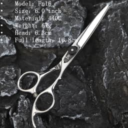 Fnlune 6.0 Professional Hairdressing Scissors Salon Barber Accessories Haircut Machine Thinning Shear Hairdresser'S Scissors