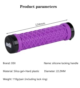 ODI Silicone Grip MTB Bike Grips Soft Mountain Bike Handlebar Cuff Shockproof Bicycle Handle Bar Grip Cuffs Bicycle Accessories