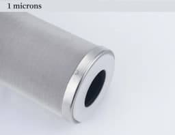 10 Inch Stainless Steel Water Filter Can Be Cleaned And Reused Corrosion Resistant High Temperature Resistant 5 Microns And More