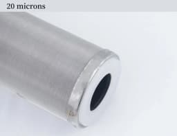 10 Inch Stainless Steel Water Filter Can Be Cleaned And Reused Corrosion Resistant High Temperature Resistant 5 Microns And More