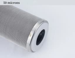 10 Inch Stainless Steel Water Filter Can Be Cleaned And Reused Corrosion Resistant High Temperature Resistant 5 Microns And More