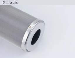 10 Inch Stainless Steel Water Filter Can Be Cleaned And Reused Corrosion Resistant High Temperature Resistant 5 Microns And More