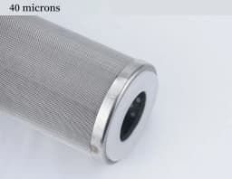 10 Inch Stainless Steel Water Filter Can Be Cleaned And Reused Corrosion Resistant High Temperature Resistant 5 Microns And More