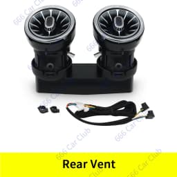 3/64 Colour LED Air Vents For Mercedes Benz W205 W213 W222 W117 W176 X156 W206 W167 Ambient Light Turbine Nozzle Decorative Lamp