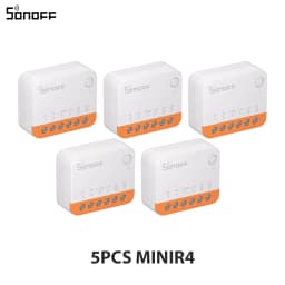 SONOFF MINIR4 Extreme WiFi Smart Switch 1-10PCS Tiny Size External Switch Control Detach Relay Mode via EWeLink Alexa Google