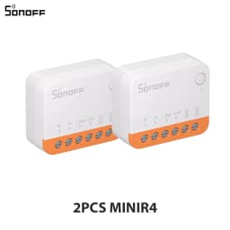 SONOFF MINIR4 Extreme WiFi Smart Switch 1-10PCS Tiny Size External Switch Control Detach Relay Mode via EWeLink Alexa Google