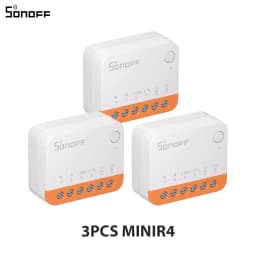 SONOFF MINIR4 Extreme WiFi Smart Switch 1-10PCS Tiny Size External Switch Control Detach Relay Mode via EWeLink Alexa Google