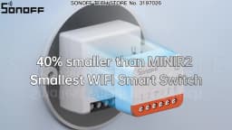 SONOFF MINIR4 Extreme WiFi Smart Switch 1-10PCS Tiny Size External Switch Control Detach Relay Mode via EWeLink Alexa Google