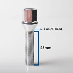 Embers Wheel Bolts Steel M12x1.5 14x1.5 14x1.25 12x1.25 of Various Lengths for BMW Volkswagen Audi Mercedes Porsche 10pcs