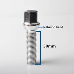 Embers Wheel Bolts Steel M12x1.5 14x1.5 14x1.25 12x1.25 of Various Lengths for BMW Volkswagen Audi Mercedes Porsche 10pcs