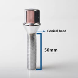 Embers Wheel Bolts Steel M12x1.5 14x1.5 14x1.25 12x1.25 of Various Lengths for BMW Volkswagen Audi Mercedes Porsche 10pcs