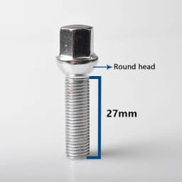 Embers Wheel Bolts Steel M12x1.5 14x1.5 14x1.25 12x1.25 of Various Lengths for BMW Volkswagen Audi Mercedes Porsche 10pcs