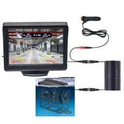 4/5/7 inch TFT LCD HD Screen Car Monitor Mirror Reversing Parking or Rear View Camera or AHD 720/1080P for Bus Truck RV Trailer