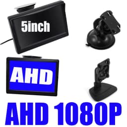 4/5/7 inch TFT LCD HD Screen Car Monitor Mirror Reversing Parking or Rear View Camera or AHD 720/1080P for Bus Truck RV Trailer
