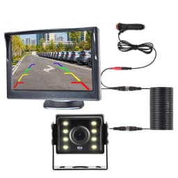 4/5/7 inch TFT LCD HD Screen Car Monitor Mirror Reversing Parking or Rear View Camera or AHD 720/1080P for Bus Truck RV Trailer
