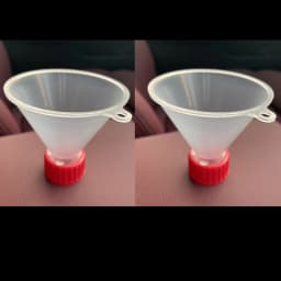 Lucullan 28MM Fill Threaded Funnel - Twist On Empty Spray Bottle Refill Liquid Oils Powders For Home Car Detailing