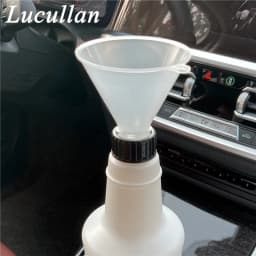 Lucullan 28MM Fill Threaded Funnel - Twist On Empty Spray Bottle Refill Liquid Oils Powders For Home Car Detailing