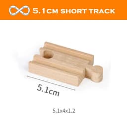 New Wooden Track Accessories Beech Wood Train Track Railway Toys Fit for Biro All Brand Tracks Educational Toys For Children