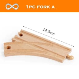 New Wooden Track Accessories Beech Wood Train Track Railway Toys Fit for Biro All Brand Tracks Educational Toys For Children