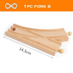 New Wooden Track Accessories Beech Wood Train Track Railway Toys Fit for Biro All Brand Tracks Educational Toys For Children