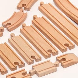 New Wooden Track Accessories Beech Wood Train Track Railway Toys Fit for Biro All Brand Tracks Educational Toys For Children