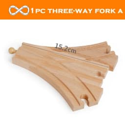 New Wooden Track Accessories Beech Wood Train Track Railway Toys Fit for Biro All Brand Tracks Educational Toys For Children