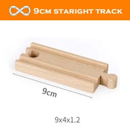 New Wooden Track Accessories Beech Wood Train Track Railway Toys Fit for Biro All Brand Tracks Educational Toys For Children