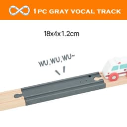 New Wooden Track Accessories Beech Wood Train Track Railway Toys Fit for Biro All Brand Tracks Educational Toys For Children