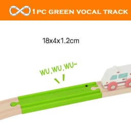 New Wooden Track Accessories Beech Wood Train Track Railway Toys Fit for Biro All Brand Tracks Educational Toys For Children