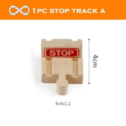 New Wooden Track Accessories Beech Wood Train Track Railway Toys Fit for Biro All Brand Tracks Educational Toys For Children