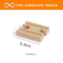 New Wooden Track Accessories Beech Wood Train Track Railway Toys Fit for Biro All Brand Tracks Educational Toys For Children