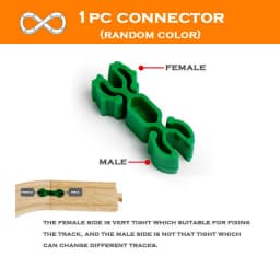 New Wooden Track Accessories Beech Wood Train Track Railway Toys Fit for Biro All Brand Tracks Educational Toys For Children
