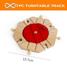 New Wooden Track Accessories Beech Wood Train Track Railway Toys Fit for Biro All Brand Tracks Educational Toys For Children