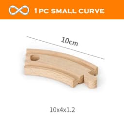 New Wooden Track Accessories Beech Wood Train Track Railway Toys Fit for Biro All Brand Tracks Educational Toys For Children