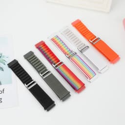 18mm 20mm 22mm Alpine Loop Strap For Garmin Vivoactive 3 4 4s Band Watch Venu 2 2s SQ Forerunner 645 Bracelet Nylon Correa Belts