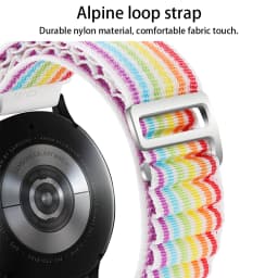 18mm 20mm 22mm Alpine Loop Strap For Garmin Vivoactive 3 4 4s Band Watch Venu 2 2s SQ Forerunner 645 Bracelet Nylon Correa Belts