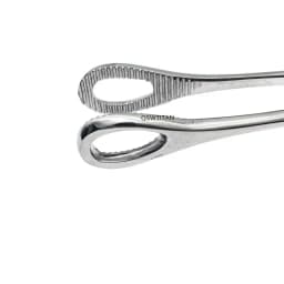 Sponge Forceps Straight/Curved Serrated Jaws Stainless Steel Dental Forceps Instrument