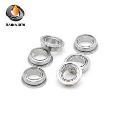 10pcs Flanged Bearings Bore 2mm 3mm 4mm 5mm 6mm 7mm 8mm 9mm 10mm F623 F693 F682 F605 MF105 MF115 F695ZZ Ball Bearing With Flange