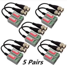 HD CVI TVI AHD Video Balun Transceiver for CCTV Security Camera BNC Network Transmission 1080P Video Balun Transceiver