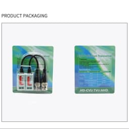 HD CVI TVI AHD Video Balun Transceiver for CCTV Security Camera BNC Network Transmission 1080P Video Balun Transceiver