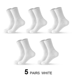 Men Socks Cotton Breathable Long Business Harajuku Socks Solid Gentleman Sox Sokken Outdoor Sports  5 Pairs/Lot Socks